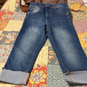 Woman’s Blue Jeans Frye